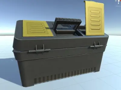 Tool box  Low-poly 3D model