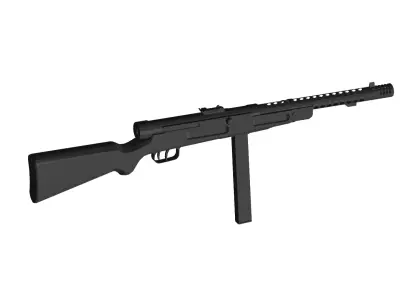 Beretta Model 38 3D model