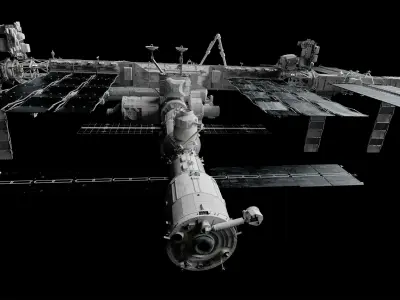 INTERNATIONAL SPACE STATION 3D model purchase