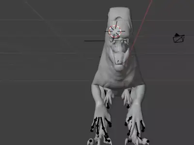 D REX V2 Low-poly 3D model