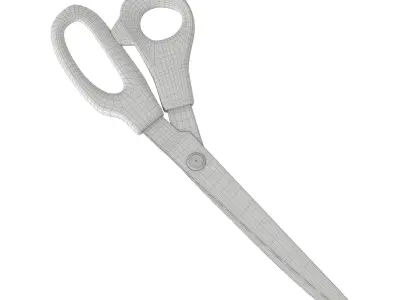Scissors pair of 3D model buy