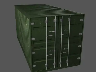 Shipping Container Free 3D model buy