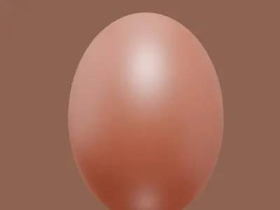 Egg 3d model 3D model purchase