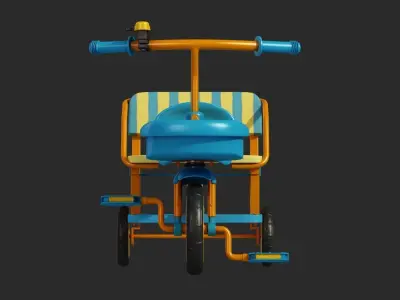 Childrens Tricycle 3D model