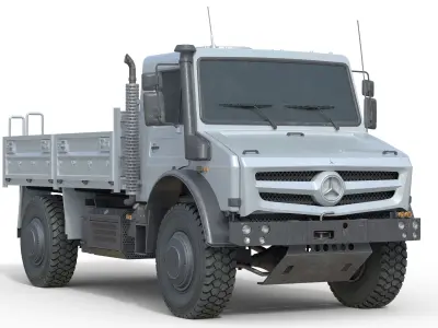 Mercedes Unimog U4023  Low-poly 3D model