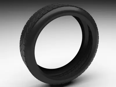 Car Wheel 3D model