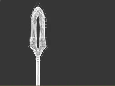 Spear Low-poly 3D model get
