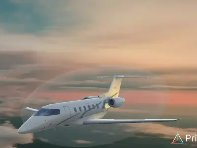 Air plane Free low-poly 3D model