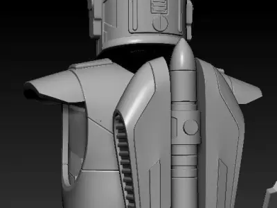 Gar Saxon 6inch figure custom 3d printing files 3D print model