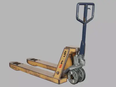 Pallet Truck 3D model Low-poly 3D model