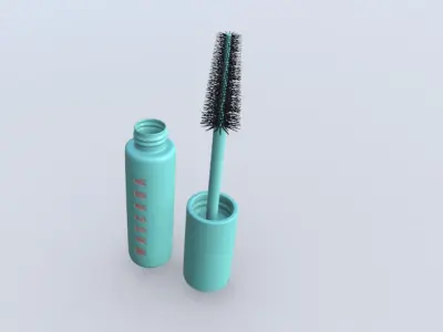 Mascara 3D Model Realistic Beauty Product Low-poly 3D model