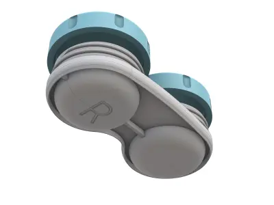Simple lens case by Alcon 3D model