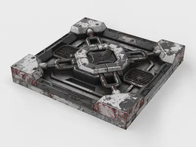 panel sci-fi 06 3D model