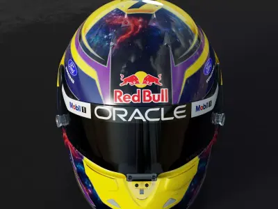 F1 Isack Hadjar Helmet 2026 3D model