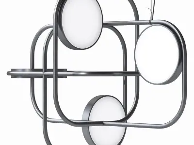 Natuzzi Circle Pendant lamp 3D model