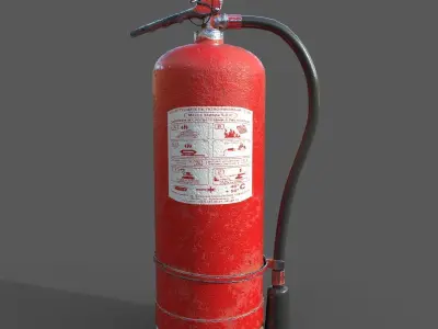 Fire extinguisher 3D model 21