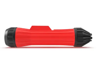 Heavy Duty flashlight Low-poly 3D model