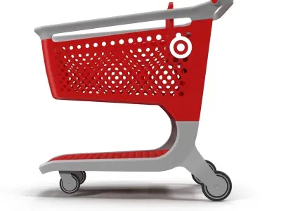 Shopping Cart 3D model 11