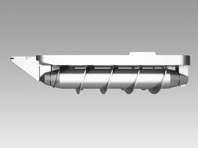 Screw Track kit 3D model