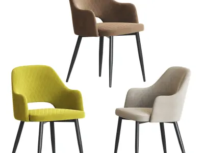 Armrests William Chair 3D model