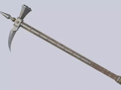 Crowbill Low-poly 3D model