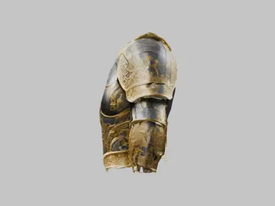 Medieval Chestplate Armor Low-poly 3D model
