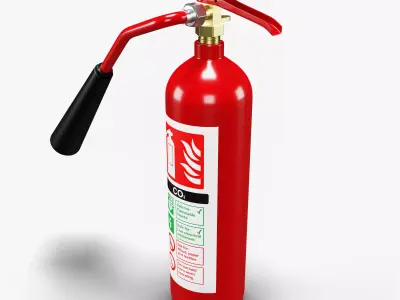 Fire Extinguisher 3D model 16