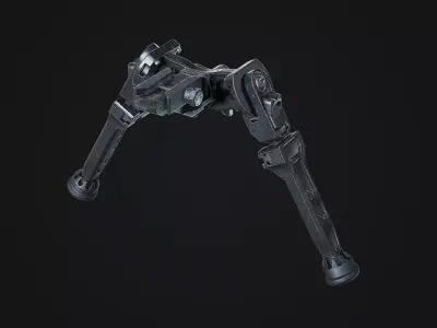 Bipod Cadex Defence Falcon  Low-poly 3D model