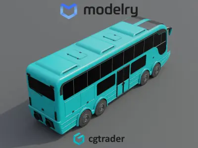 Amphibious Bus 3D model
