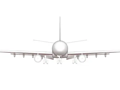 Boeing 737 Commercial Airliner 3D model