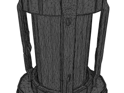 Damaged SciFi Power Cell 3D model