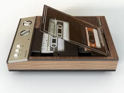 Vintage Panasonic Answering Machine 3D model purchase