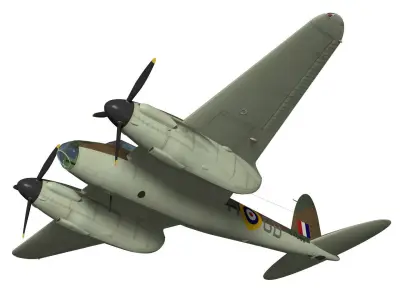 de Havilland DH98 Mosquito MkIV 3D model purchase