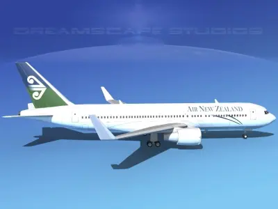 Boeing 767-300 Air New Zealand 3D model