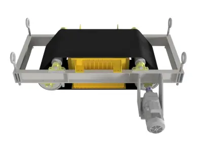 Metal separator for conveyor belts 3D model