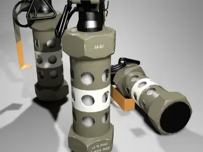 M84 Stun Grenade Low-poly 3D model buy