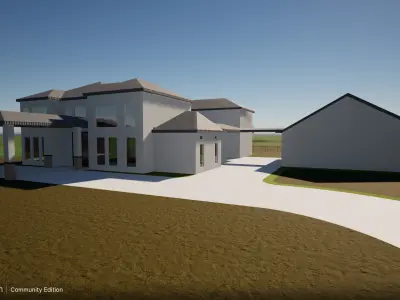 3D Model for a house  Free 3D model