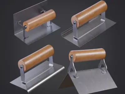 Corner Trowels 3D Model Pack