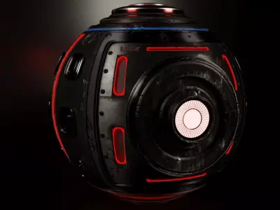 Sci-fi  Drone 3D model