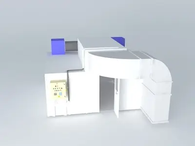 Application of paint booth  3D model