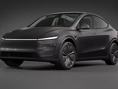 2025 Tesla Model Y Stealth Grey 3D model