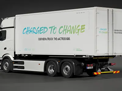  2025 Mercedes-Benz eActros 600 GigaSpace Box Truck 