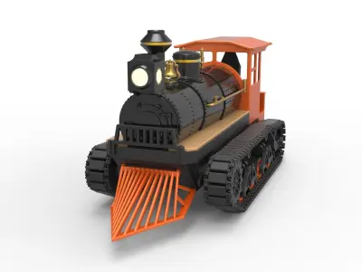 Vintage Monster tank Version 4 Scale 1 to 25 3D print model