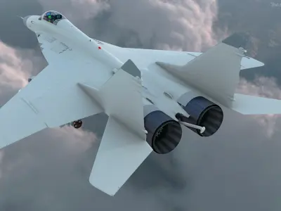  MiG 29 Fighter Aircraft with X-31PM Supersonic Missile(1) 