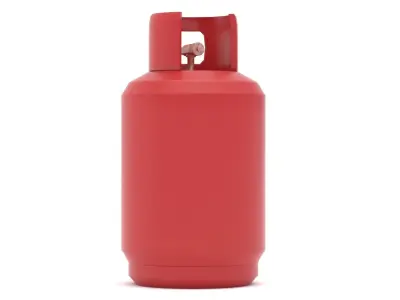 Gas Cylinder 01 Low-poly 3D model