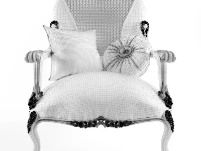 armchair 2 3D model