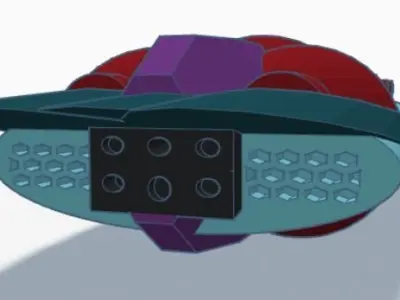 chameleon Carrie 3D print model