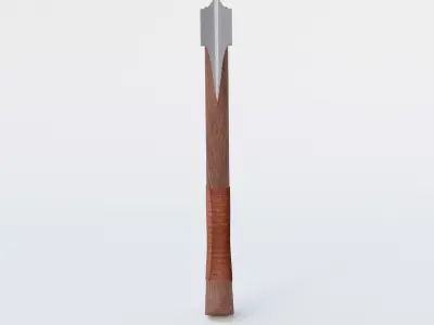 AXE EOODEN HANDLE Free 3D model