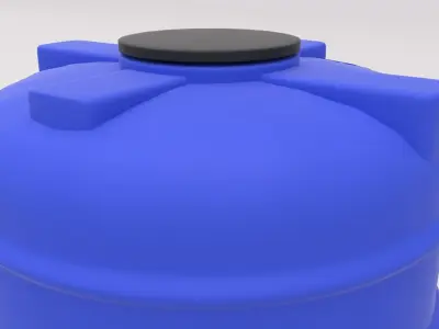 Water Storage Tank 02 3D model