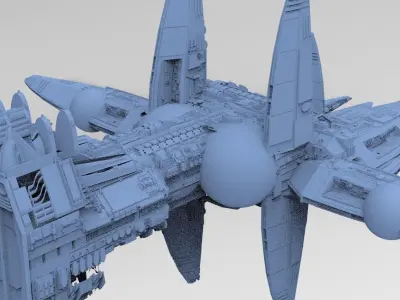 Wraith Interceptor architecture 14  3D model